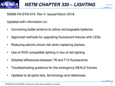 S9086-KY-STM-010 REVISION 5 NAVAL SHIPS TECHNICAL MANUAL CHAPTER 320 ELECTRIC POWER DISTRIBUTION SYSTEMS THIS CHAPTER SUPERSEDES CHAPTER. . Nstm 330 lighting pdf